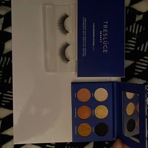 Tresluce Beauty “I AM SIEMPRE DIVINA” 6 Shade Eyeshadow Palette and Lash Set